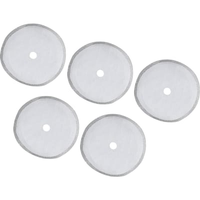 5 stuks 304 roestvrij staal koffiefilter draagbaar afneembaar koffiezetapparaat gaasfilter accessoire M gray