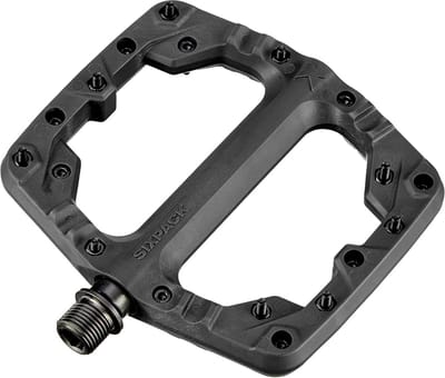 Lichte Carbon Flat Mountainbike Pedalen met Extreme Grip - 36 RVS Spikes