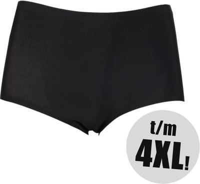 RJ P.C. Invisible L. Taille Slip Zwart 3XL
