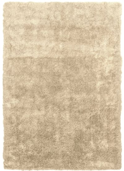 DÉJA Living Vloerkleed 160x230cm - Hoogpolig Beige Stof - Luno