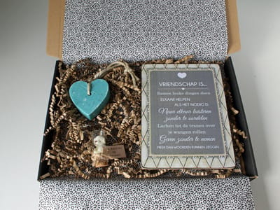 Brievenbus cadeau Vriendschap - cadeau vriendschap - cadeau vrouw - cadeau vriendin