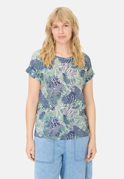 camel active T-Shirt met ronde hals - Maat - Jadewomenswear-XS