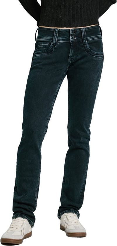 Pepe Jeans Dames Jeans Broeken SLIM JEANS MW ICONIC GEN slim Fit Blauw 31W / 32L Volwassenen