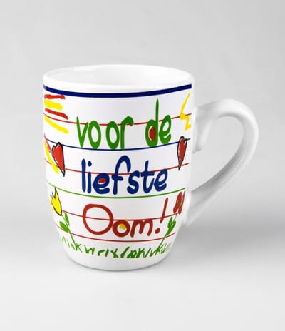 Paper Dreams Feestmok Oom 325 Ml Junior Keramiek Wit