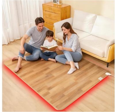 Verwarmingsmat - Elektrische deken - Voeten verwarmen - 60 temperatuurstanden - 150 x 180 cm - Essenhout