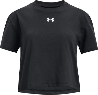 Under Armour UA CROP SPORTSTYLE LOGO SS Meisjes Sportshirt - Maat YLG
