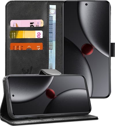 Hoesje geschikt voor Xiaomi 15 Ultra - Portemonnee Book Case Zwart