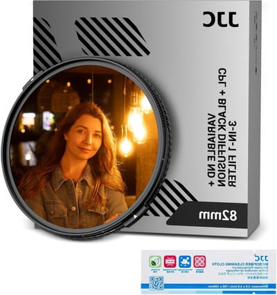 3-in-1 ND & CPL Filter met Black Diffusion Mist Effect 1/4 - Variabel ND4-32 en Polarisatiefilter voor Creatieve Fotografie en Videografie