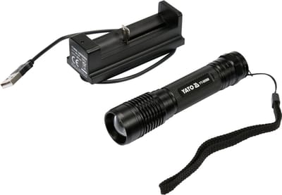 YATO YT-08568 - Zaklamp - Oplaadbaar - Waterdicht - 500 lm