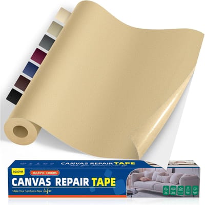 Stoffen Reparatiedoek - Zelfklevende Patches - Meubels Herstellen - Slijtvast Scheurvast - 40 x 100 cm - Beige