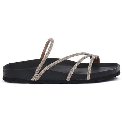 Platte sandalen Grunland CB0836CHAMPAGNE
