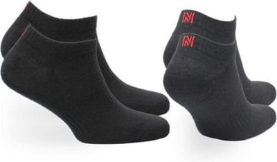 Norfolk - 2 paar - Wandelsokken - Anti Blaren - 60% Merino Wol enkelsokken met Snelle Vochtopname - Platte Teennaad - Enkelsokken Heren Dames - Wollen Sokken - Zwart - 35-38 - Sheldon Low-cut