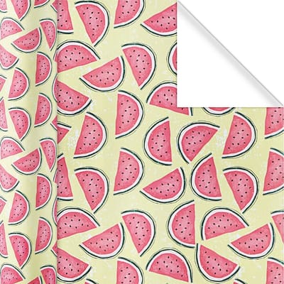 Dailygoods- Inpakpapier Zomer - Inpakpapier Kinderen - Cadeaupapier Verjaardag - Tropisch Ontwerp - Glanzende Afwerking - Perfect voor Aloha Feest