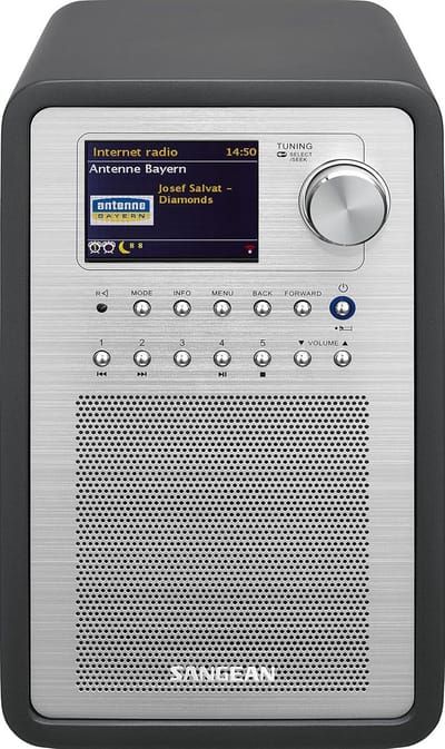 Draagbare Digitale Internetradio met 448 Voorkeurszenders en App-bediening