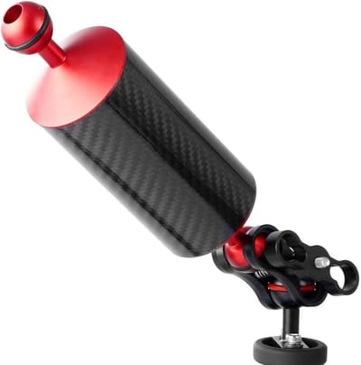 Aluminium en Carbon Fiber Drijvende Arm voor Macro en Groothoekfotografie - 20 cm Lang, Lichtgewicht en Stevig