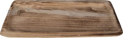 Clayre & Eef Decoratie schaal 40x17x3 cm Bruin Hout