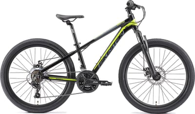 Bikestar MTB Sport 21speed 24inch zwart/geel