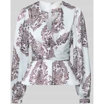 Blouse met peplumzoom model 'Rista'