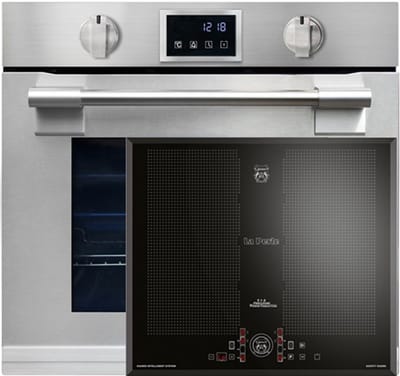 Kaiser EH 6339 XXL Inbouwoven 86L, met pyrolyse & AirFry, touch display +KCT 61 FI - inductiekookplaat - 60 cm - FREE ZONE met 2 FLEX inductiezones
