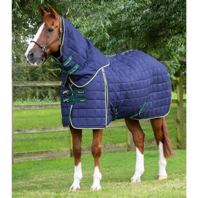 Paardenstaldeken met halsbedekking Premier Equine Lucanta 450 g