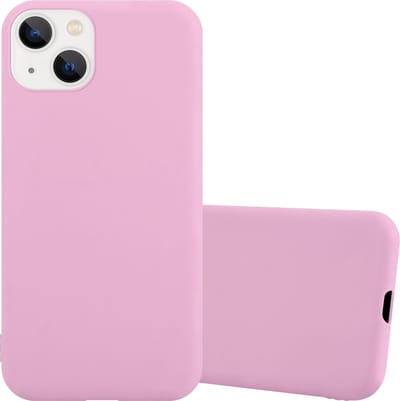 Cadorabo Hoesje geschikt voor Apple iPhone 14 in CANDY ROZE - Beschermhoes gemaakt van flexibel TPU silicone Case Cover