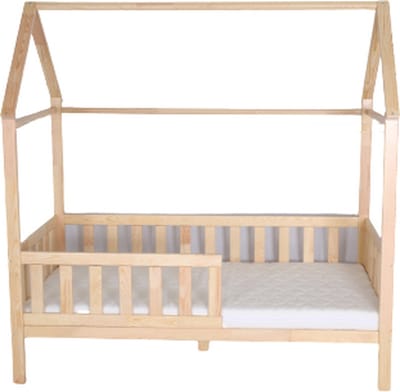 Huisbed - 80x160 cm - met uitvalbeveiliging - hout