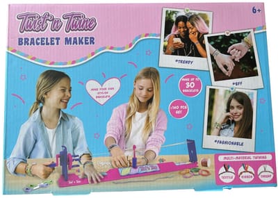 Twist ’n Twine Armband Maker – Maak Zelf Armbanden – Knutselset voor Kinderen