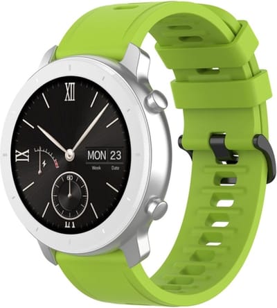 Siliconen bandje - geschikt voor Garmin Vivoactive 4 / Venu 2 / Venu 3 / Forerunner 255 / 265 - groen