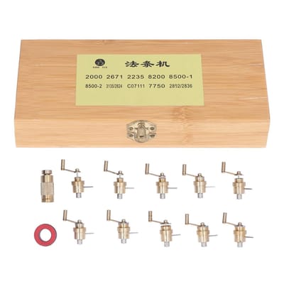 Dailygoody - 12 Delige Mainspring Winder Set - Universele Horlogereparatieset - Aluminium Messing - Duurzaam Gereedschap - Geschikt voor Polshorloges