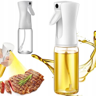 Olie sproeier Fles | Olie Sprayer Fles | Olijfolie sprayer | Olie Spuitfles Glas 200 ml | Voor Koken, Barbecue of Grille