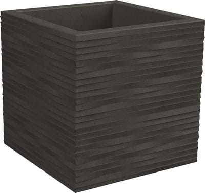 Bloembak Balkonbak Elegance 40x40x40cm ANTRACIET Nicoli