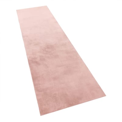 Zacht kleed Solina roze 80x300 cm