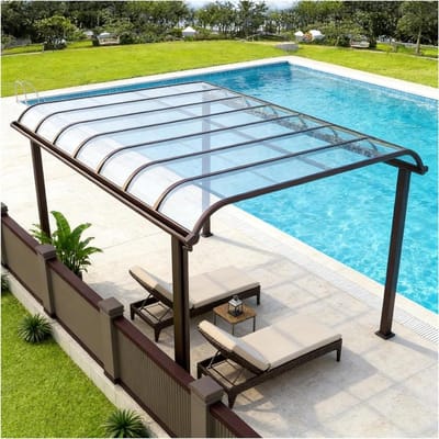 Broeikas Vervanghoes - Plastic Dakplaat - Planten Beschermen - UV Bestendig - 0.8 x 1 m - Transparant