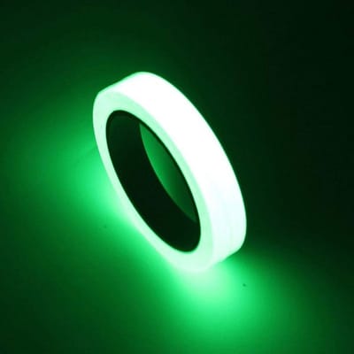Luminous Tape 10m x 10mm - Groene Fluorescerende Plakband, Waterdicht en Duurzaam voor Waarschuwingsdoeleinden en Creatieve Projecten