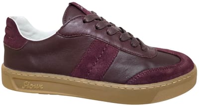 Sioux 42270 717 Sneakers Suede Aubergine Dames - Aubergine - 38