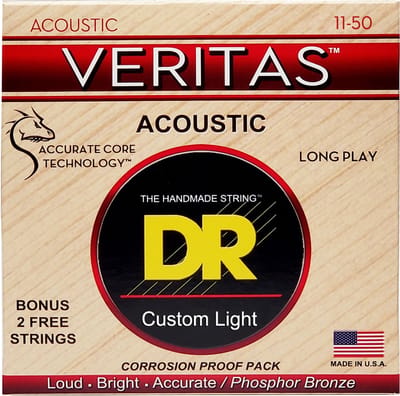 DR Strings VTA-11 Veritas Akoestische Gitaarsnaren (11-50)