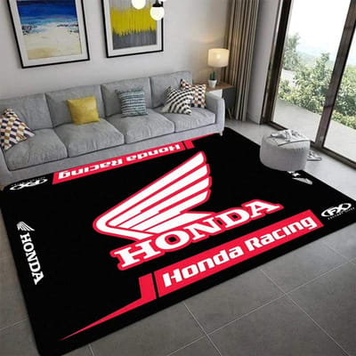 H-Honda tapijt bedrukt mode yogamat antislip tapijt slaapkamerdecoratie buitentapijt slaapkamer verjaardagscadeau 160*200cm