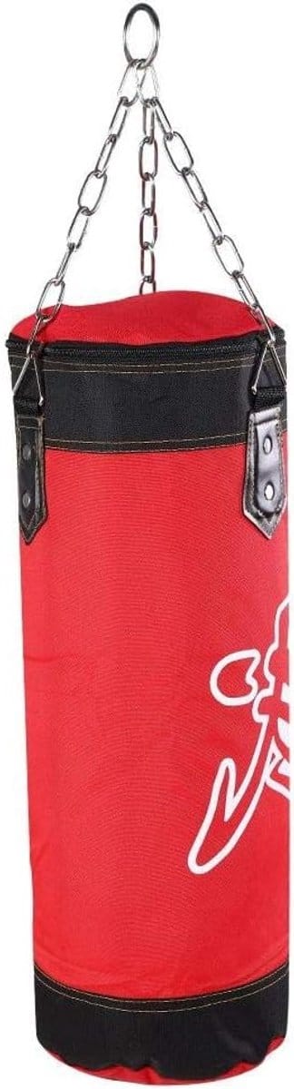 Zware Fitness Sandbags voor Training, Lege Zandzakken voor Kickboksen en Karate, 60CM Rood