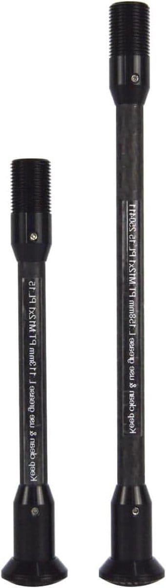 Fiets Steekas - As voor fiets - Fietsen Onderhoud - Lichtgewicht Koolstofvezel - 113/158mm - Zwart