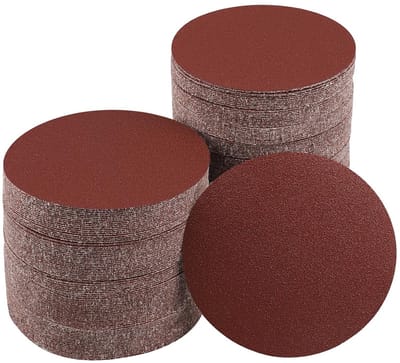 Schuurdiscs 125 mm - 100 stuks - zonder gaten - voor hoge snelheidsschuren - ShopVlot