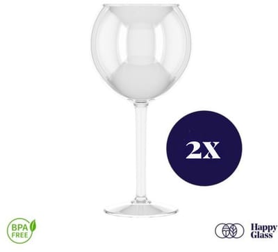 HappyGlass Miss Liza Gin Tonic Glas 630 ml set van 2 stuks