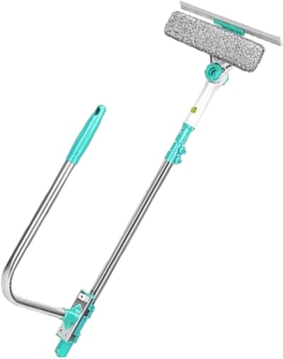 Raamwisser Uitschuifbaar - Glasreiniger Rakel - Ramen Schoonmaken - 180 Graden Draaibare Kop - 72-110 cm - Meerkleurig