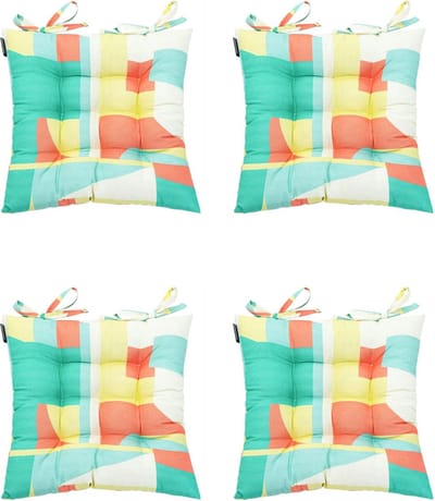 Madison - Zitkussen - Universeel - 4 stuks - 46 x 46 cm - Patch Pastel - Tuin - Toscane
