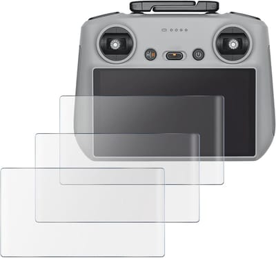 Displaybeschermingsset voor DJI afstandsbedieningen - 3 ultradunne pantserglasfolies - 9H hardheid