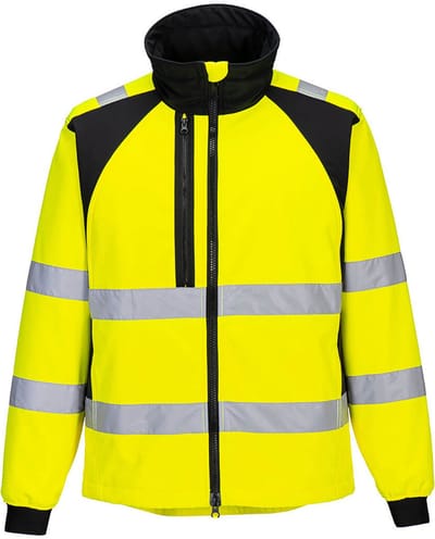 Portwest WX2 Eco Hi-Vis Softshell (2L) CD875 - Geel/Zwart - L