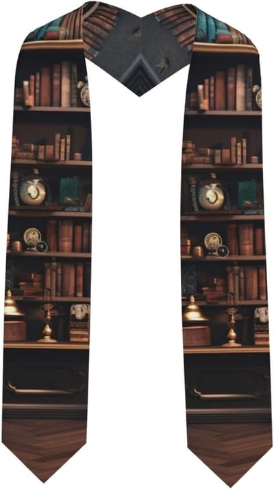 Afstudeer Sjaal - Stola Sash - Ceremonie Viering - Zacht Satijn - 182 cm - Volledig Bedrukbaar
