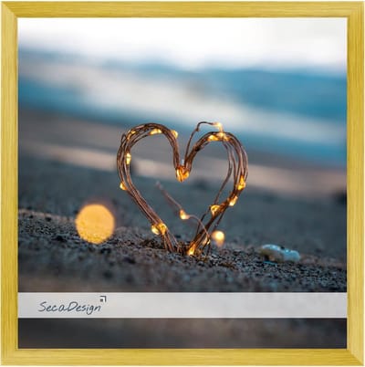 SecaDesign Luca - Fotolijst 15x15 cm fotomaat - Goud