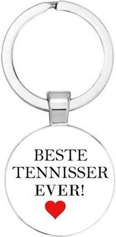 Akyol - de beste tennisser ever Sleutelhanger - Tennis - de echte tennis liefhebber - tennis - sport - Nadal - tennisbal - Federer - Djokovic - 2,5 x 2,5 CM