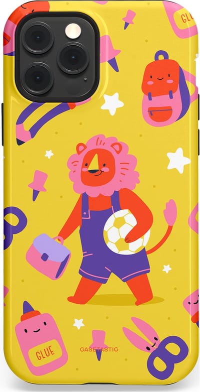 Casetastic hoesje geschikt voor Apple iPhone 12 / Apple iPhone 12 Pro - MagSafe - Dubbellaagse bescherming - Krachtige lessen - Fashion Case - Goud Koraal