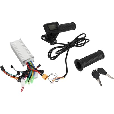36V 48V 500W Elektrische Scooter Controller 805 Volledig Draaigas Paneel Set Elektrische Fiets Conversie Kit black